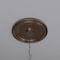 Ekena Millwork Traditional PVC Medallion (Canopies up to 9 1/2"), 16"OD x 3 1/2"ID x 1 3/8"P, Metallic Mystic Brown CMP16TRAMB - alternate 7
